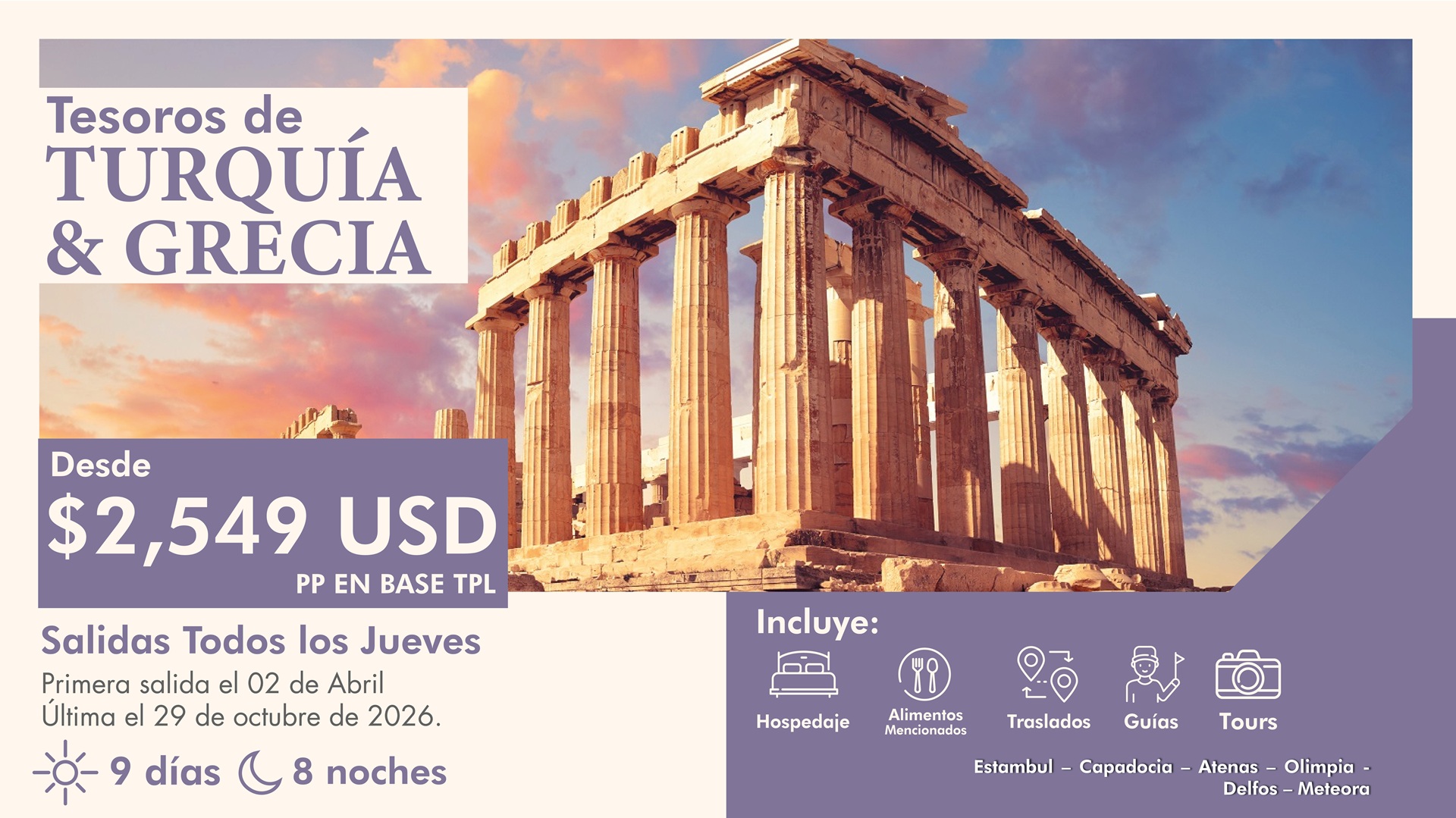 Tesoros de Turquía y Grecia
