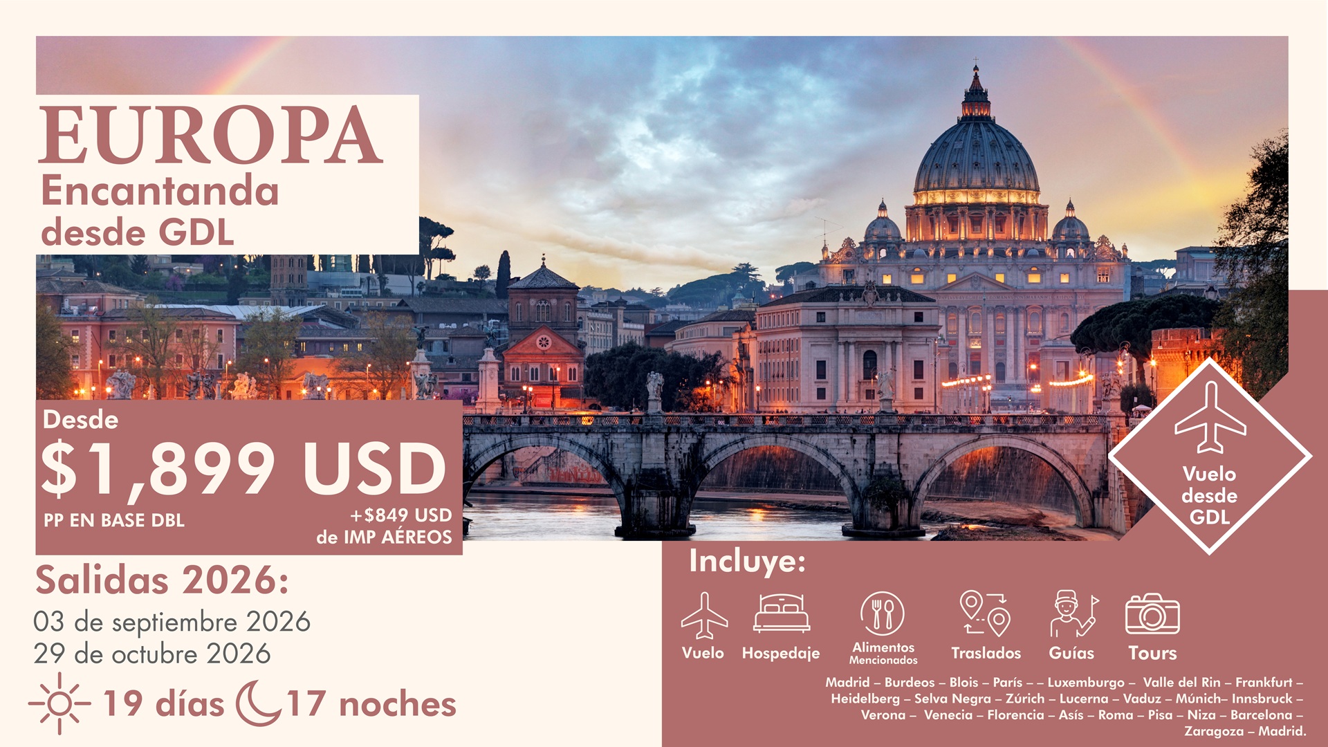 Europa Encantada desde GDL