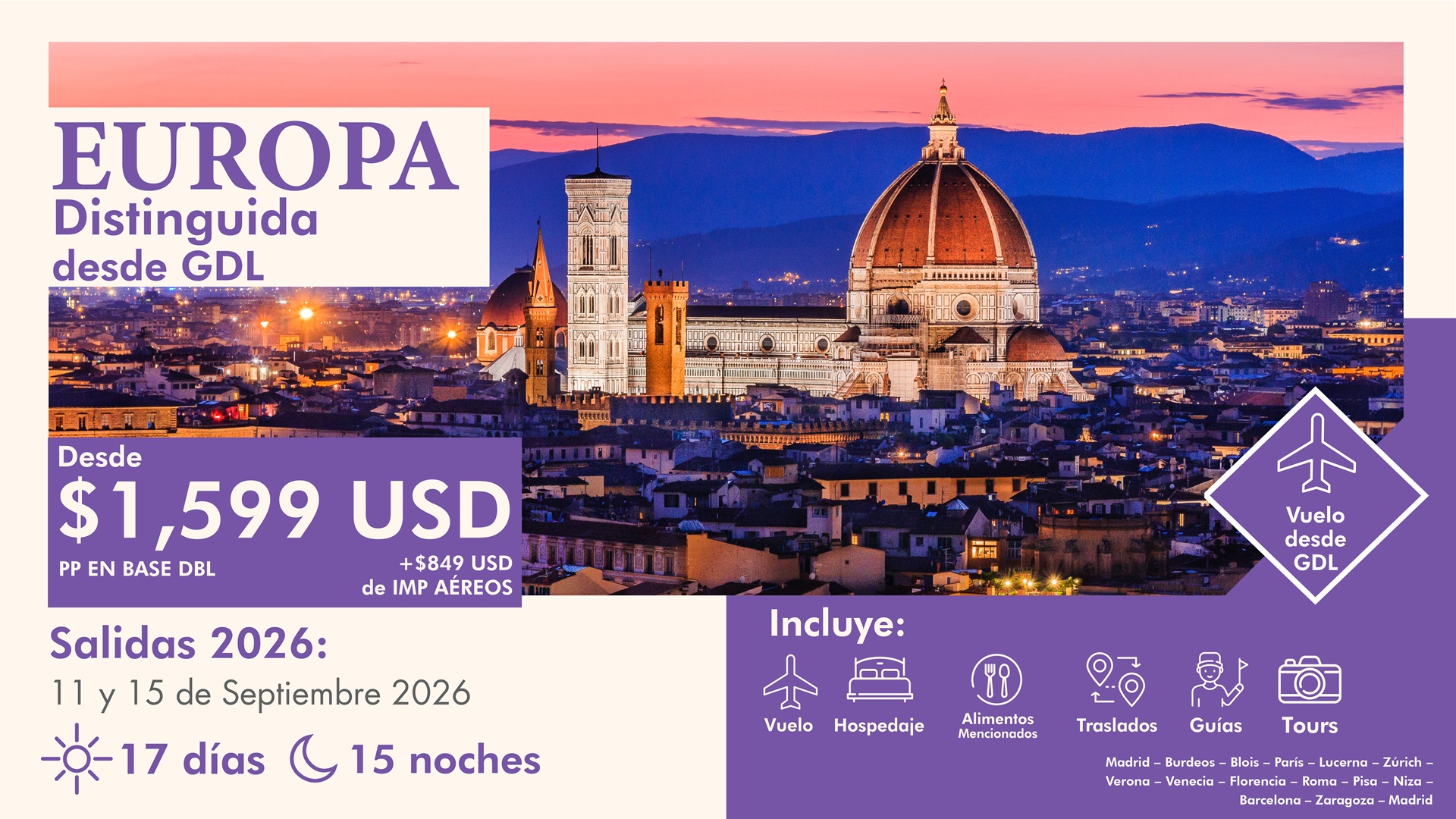 Europa Distinguida desde GDL