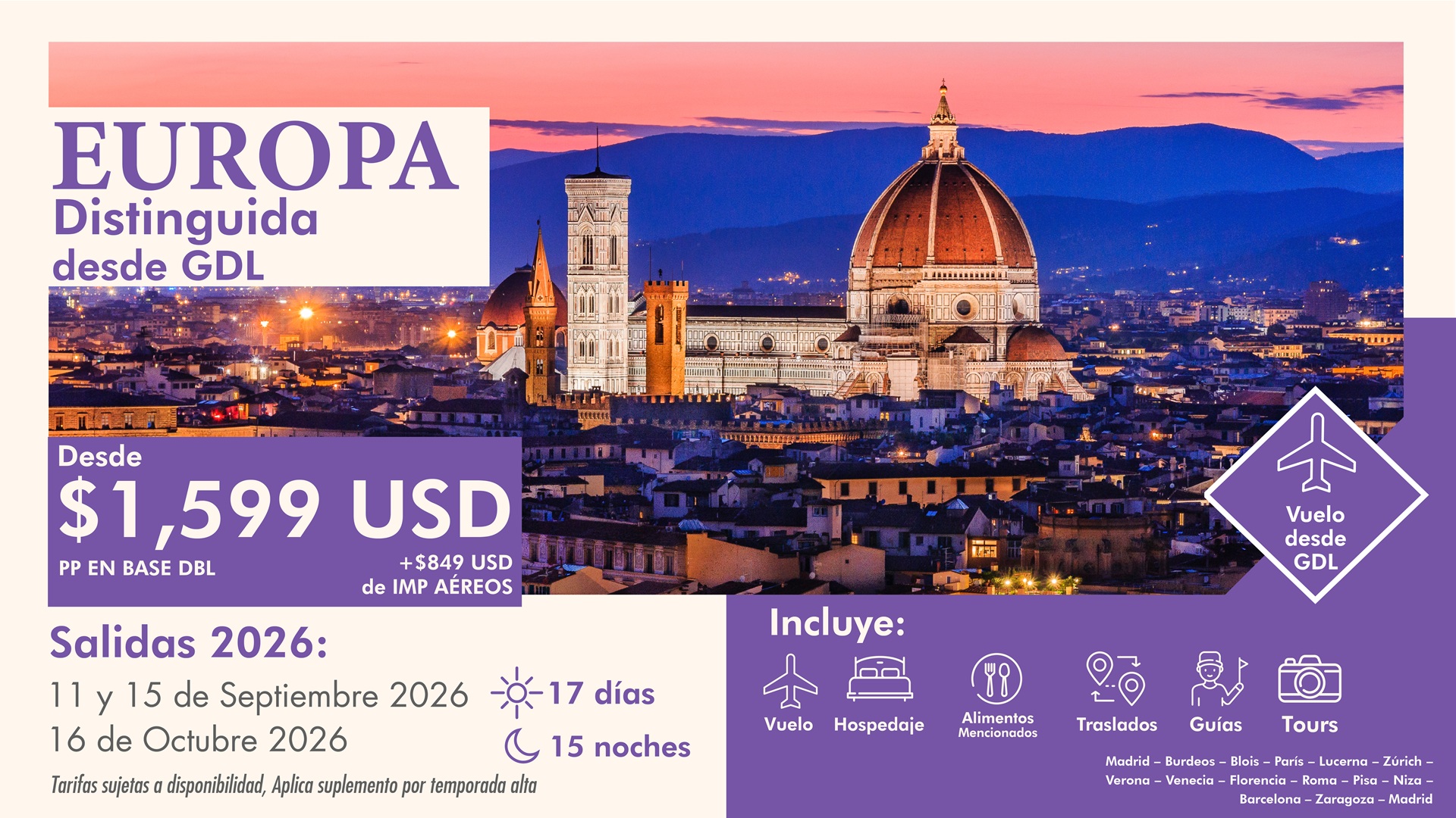 Europa Distinguida desde GDL