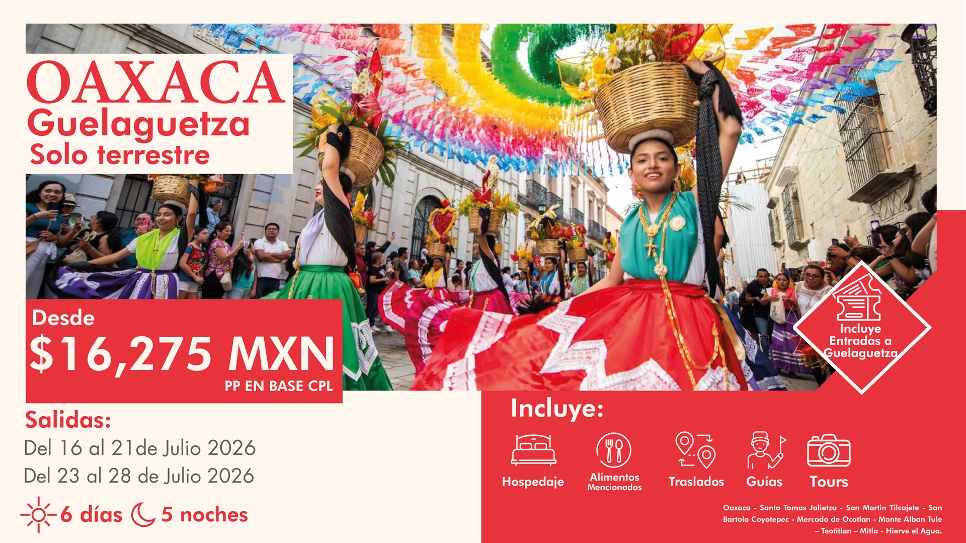 Oaxaca Guelaguetza Terrestre 2026